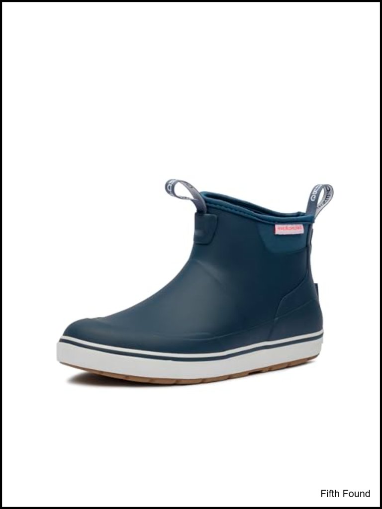 Waterproof Rain Boots With Razor Siping For Wet Surfaces